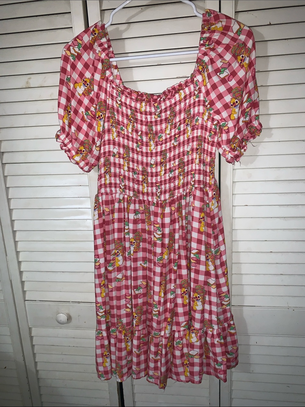 Lunchbox puff sleeve dress